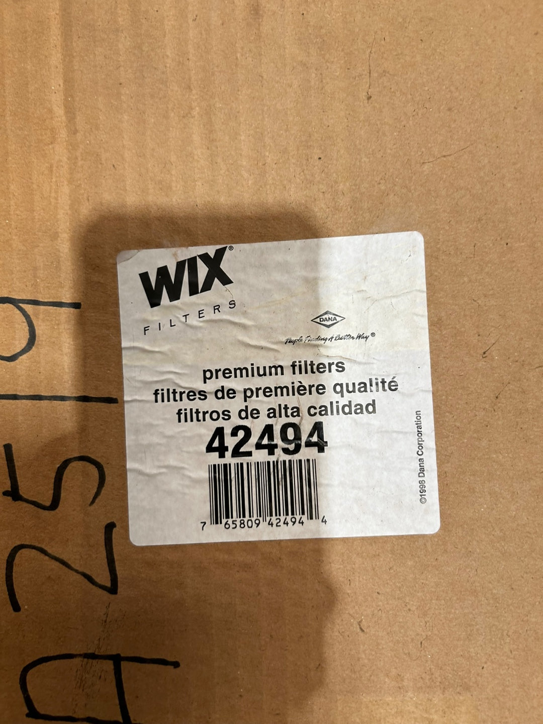 WIX Element Filter 42494 - NEW
